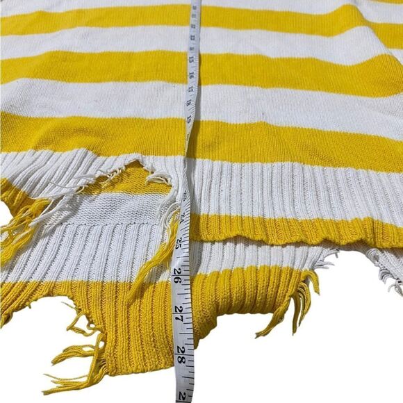 Mumu Delphina Distressed Sweater Destroyed S - Picture 6 of 9